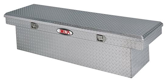 Delta DAC Series 1-301000 Crossover Truck Box, 11 cu-ft, 70 in L, 20-1/4 in W, 12 in H, Aluminum