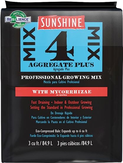 sun gro Sunshine 5047040.CFC003P Growing Mix Bag, Granular, Brown, Faint Earthy Bag