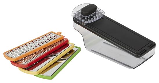 Goodcook 20334 Mandolin Grater Set, Plastic, Black