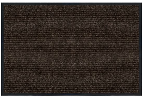 Multy Home Mt2000070 Mat Platinum Rib Charcoal - 4 x 6 ft.