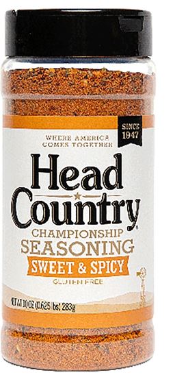 Head Country Championship Seasoning Series HC710 BBQ Seasoning, Sweet and Spicy Flavor, 10 oz