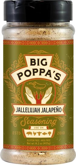 Big Poppa's Jallelujah Jalapeño Garlic Seasoning - Mason Dixon BBQ