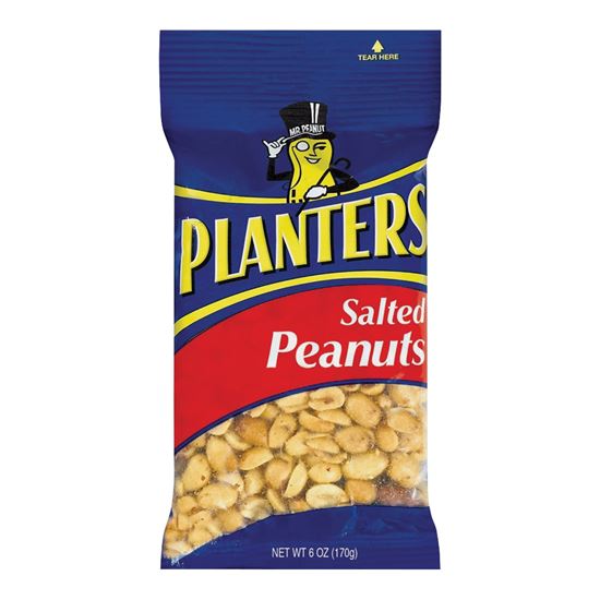 Planters 483277 Peanut, 6 oz, Bag 12 Pack #VORG1087337, 483277