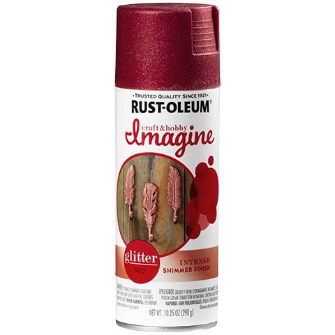 RUST-OLEUM Imagine Craft & Hobby 354068 Spray Paint, Glitter, Rose Gold,  10.25 oz, Can #VORG2430494, 354068