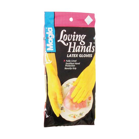 Spontex 69981 Hand Care Gloves, Latex, Lined, Small