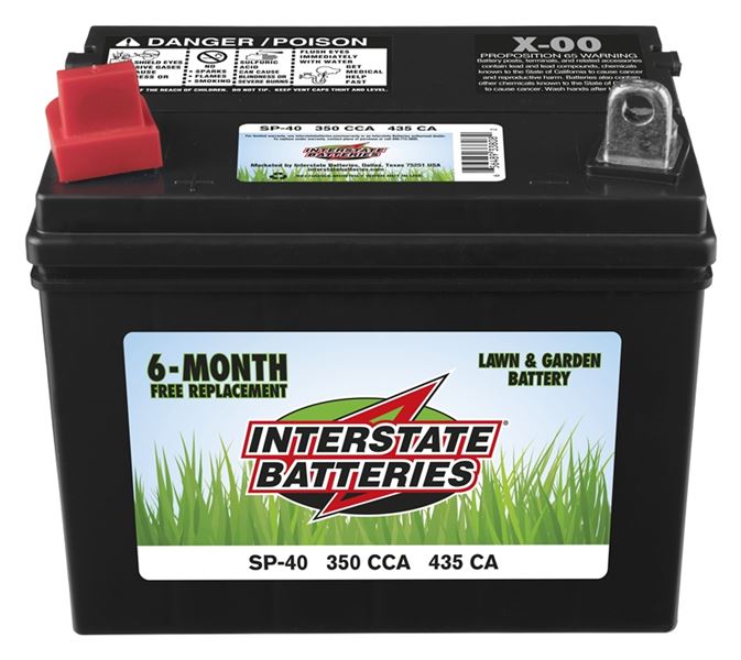 Interstate Batteries Sp-40 Lawn And Garden Battery, 12 V Battery # 