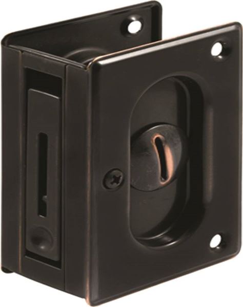 Prime Line Products N 7368 Lock Pocket Door Bronze