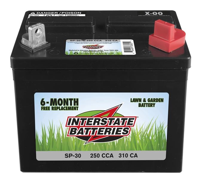 INTERSTATE BATTERIES SP-30 Lawn and Garden Battery, 12 V Battery # ...