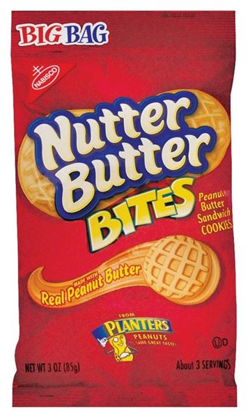 Nabisco 422628 Nutter Butter Bites Peanut Butter 3 Oz Bag 12 Pack Vorg3552718 422628