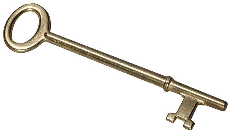 Hy Ko Kc200 Notched Skeleton Key Blank Zinc Brass Plated