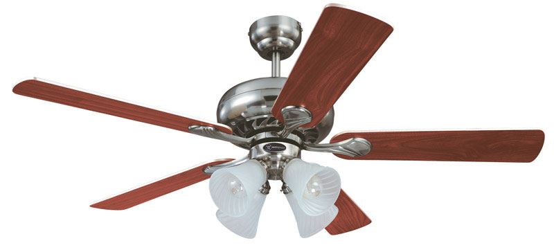 Westinghouse Swirl Ceiling Fan 52 In W Brushed Nickel