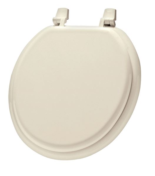 Mayfair Round White Molded Wood Toilet Seat Ace Hardware