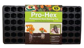 NK Lawn & Garden PHEX Seed Starter Kit, 22 in L Tray, 11 in W Tray, 72-Cell