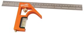 Swanson SAVAGE Series SVC133 Combination Square, 12 in L Blade, Stainless Steel Blade