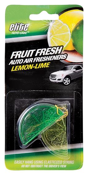 Elite Auto Care 8917 Auto Air Freshener, Lemon, Pack of 3