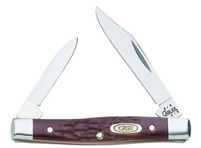 Case 00083 Folding Pocket Knife, Stainless Steel Blade, 2-Blade, Brown Handle