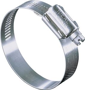 IDEAL-TRIDON Hy-Gear 68-0 Series 6832053 Interlocked Worm Gear Hose Clamp, Stainless Steel, Pack of 10