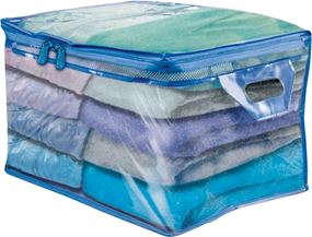 Ziploc 70161 Flexible Tote, 10 gal Capacity, Plastic, Clear, 16 in L, 13 in W