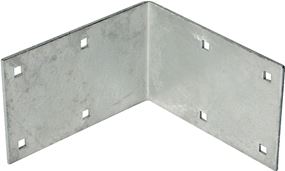 Playstar PS 1013 Outside Corner Bracket, Metal, Galvanized, For: PS 1011 Inside Corner Bracket, PS 1019 Gusset