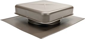Lomanco LomanCool 600WB Static Roof Vent, 16-5/8 in OAW, 60 sq-in Net Free Ventilating Area, Aluminum, Weathered Bronze, Pack of 6