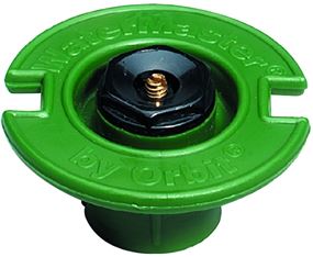 Orbit 54005D Flush Sprinkler Head with Nozzle, 1/2 in Connection, FNPT, 12 ft, Plastic