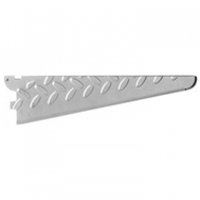 Knape & Vogt HEAVYWEIGHT 0202-10PM Shelf Bracket, Steel, Platinum