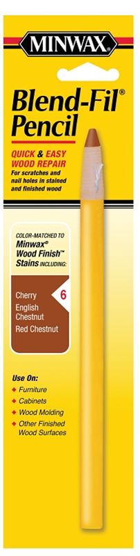 Minwax Blend-Fil 110066666 Wood Filler Pencil, Solid, Cherry/English Chestnut, #6