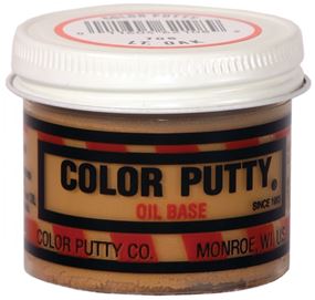 Color Putty 108 Wood Filler, Color Putty, Mild, Light Oak, 3.68 oz, Jar