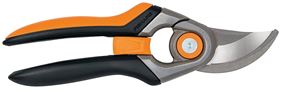 Fiskars 392781-1001 Pruner, Steel Blade, Bypass Blade, Steel Handle, Soft-Grip Handle