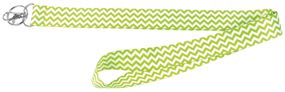 Hy-Ko LAN-116 Lanyard, 1 in W, Nylon, Green, Clip End, Pack of 5