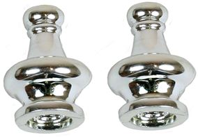 Jandorf 60103 Pyramid Finial, Nickel