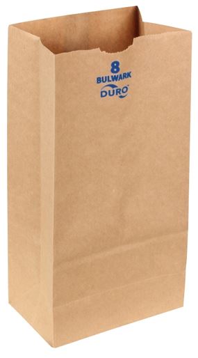 Duro Bag 71008 Heavy-Duty SOS Bag, Virgin Paper, Kraft