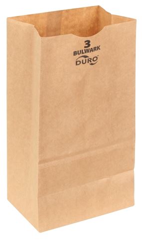 Duro Bag 71003 Heavy-Duty SOS Bag, Virgin Paper, Kraft