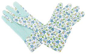 Diamondback C001 Garden Gloves with PVC Dots, Women's, One-Size, Fabric 80% Cotton 20% polyester