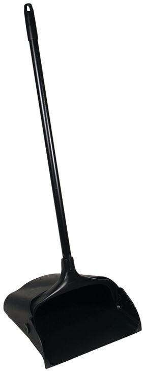 Rubbermaid 1887090 Dustpan, 12.8 in L, 11.3 in W, Black