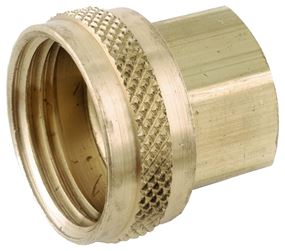 Anderson Metals 757401-1208 Hose Adapter, 3/4 in FIP x 1/2 in FIP, Brass