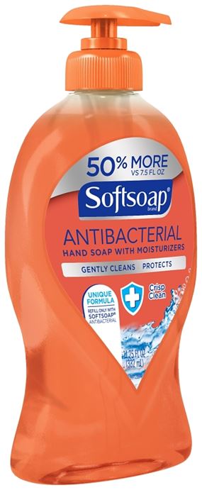 Softsoap US03562A Hand Soap Orange, Liquid, Orange, Crisp Clean, 11.25 oz Bottle