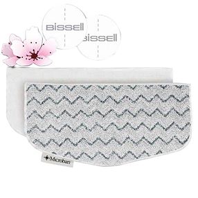 Bissell PowerFresh 5938 Mop Pad Kit, Microfiber Cloth, Machine Washable: Yes