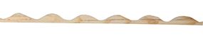 Tuftex 2220 Round Closure Strip, 8 ft L, Wood, Natural Wood, Horizontal