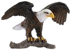 Schleich-S 14780 Figurine, 3 to 8 years, Bald Eagle, Plastic