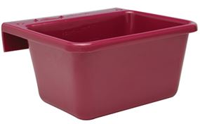 Fortex-Fortiflex 1306613 Pet Feeder, S, 5 qt Volume, Burgundy