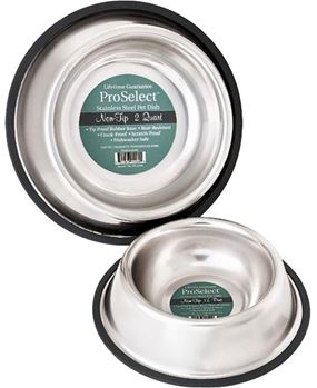 HiLo ZW142 24/57624 Pet Feeding Dish, 24 oz Volume, Stainless Steel