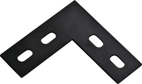 National Hardware 1175BC Series N351-504 Corner Brace, 4-1/2 in L, 1-1/2 in W, 4-1/2 in H, Steel, Powder-Coated