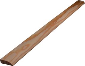 ALEXANDRIA Moulding 0W846-20084C1 Ranch Stop Moulding, 84 in L, 1-3/8 in W, Wood, Pack of 6