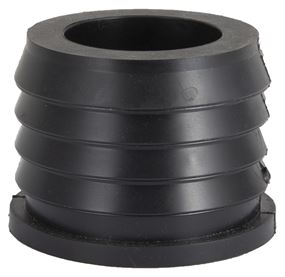 ProSource 22U-139 Hub Donut, 2 x 1-1/2 in, PVC, Black