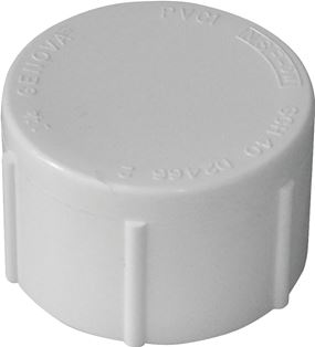 IPEX 435423 Pipe Cap, 1/2 in, FPT, PVC, SCH 40 Schedule