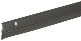 Frost King 3B59H Door Sweep, 36 in L, 1-3/4 in W, Aluminum Flange, Vinyl Insert