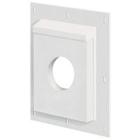 Builders Edge 3SMU811TW4 Mounting Block, 14-1/4 in L, 11-9/16 in W, PVC, White