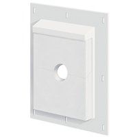 Builders Edge SMS68TW Mounting Block, 11-1/2 in L, 9-1/16 in W, Fiber Cement, White