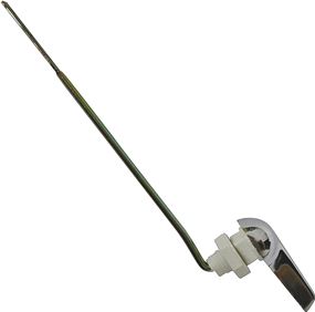 ProSource 24375 Toilet Flush Lever, Front, 8 in L Flush Arm, Steel/Zinc, Polished Brass/Yellow Zinc